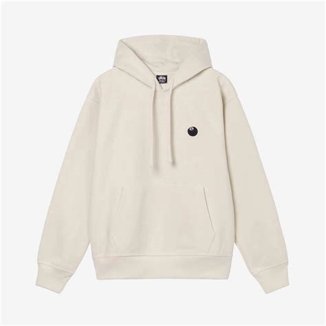 Sasom เสื้อผ้า Stussy 8 Ball Embroidered Hoodie Putty เช็คราคาล่าสุด