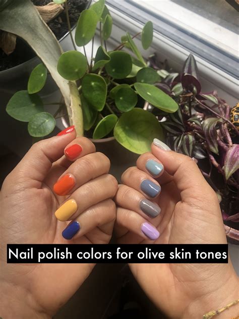 Best Nail Polish Colors For Olive Skin Tones