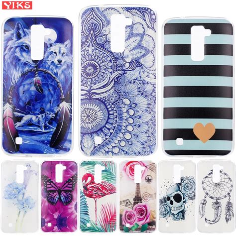 For fundas LG K10 2016 K 10 Case Soft TPU Protective Phone Cases Silicone TPU Printing Cover For ...