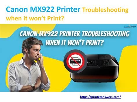 Ppt Canon Mx922 Printer Troubleshooting Powerpoint Presentation Free