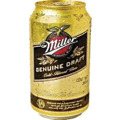 Cerveza Clara Miller Genuine Draft 6 Pack 355 Ml C U Walmart