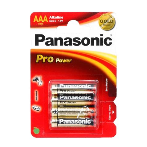 Panasonic Pro Power Lr Micro Aaa Batteries Golden Dressinn