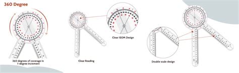 Mua Prasacco 12 Inch Goniometer Transparent Orthopedic Angle Ruler