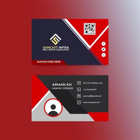 Premium Vector Professional Business Card Template 2