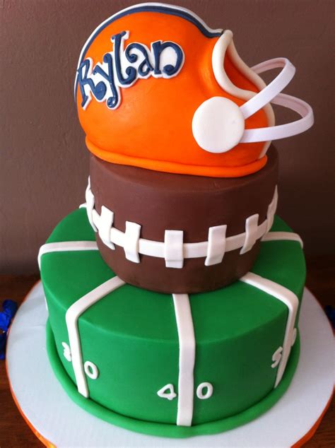 Football Birthday Cake - CakeCentral.com