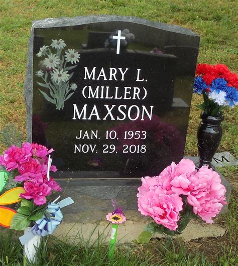 Mary Louise Miller Maxson 1953 2018 Find A Grave Memorial