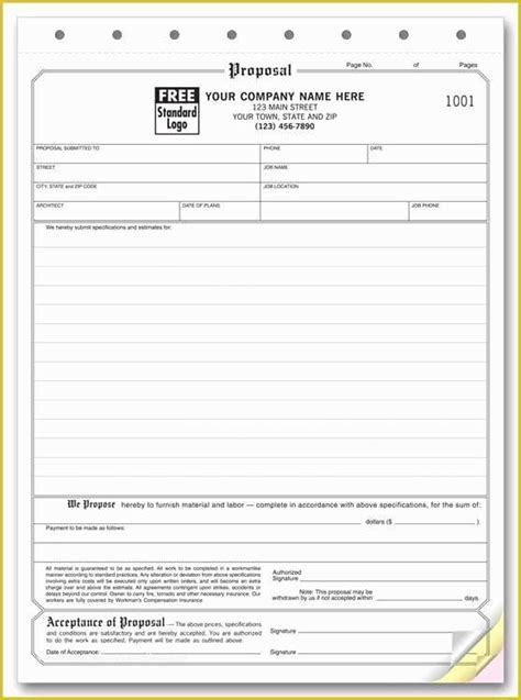 Hvac Bid Sheet Template