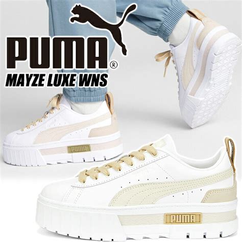 Puma Mayze Luxe Wns Puma White Pale Khaki