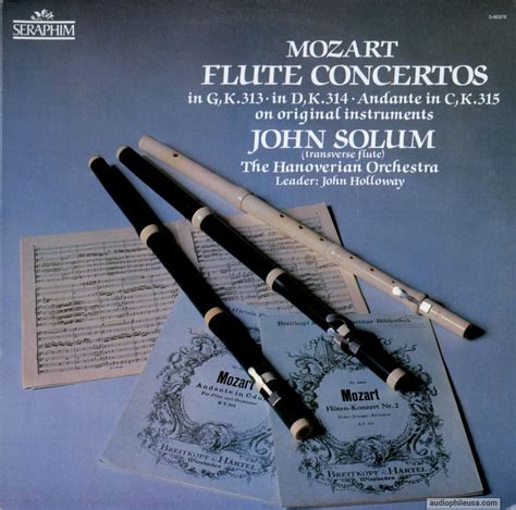 Mozart John Solum Hanoverian Orchestra John Holloway Flute