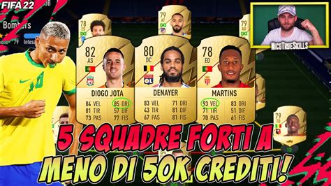 5 SQUADRE INIZIALI COMPETITIVE ED ECONOMICHE FIFA 22 ULTIMATE TEAM