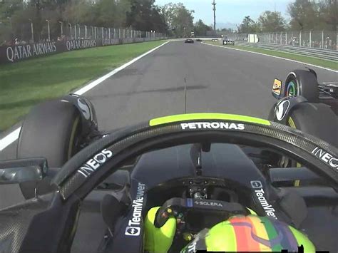 Watch Lewis Hamilton And Oscar Piastri Collide During Going Wheel To