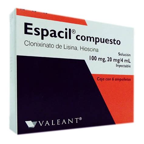 Espacil solución inyectable 6 pzas Walmart