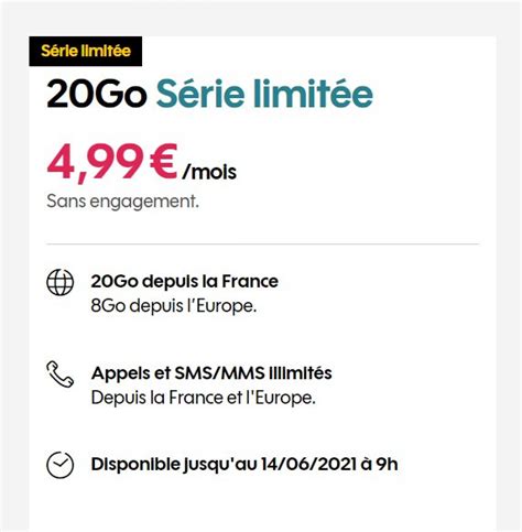 Imbattable Le Forfait Mobile Sosh Illimit Avec Go D Internet