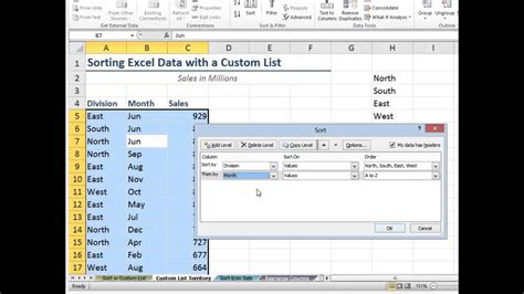 How To Use Multiple Sorting Options In Excel Youtube