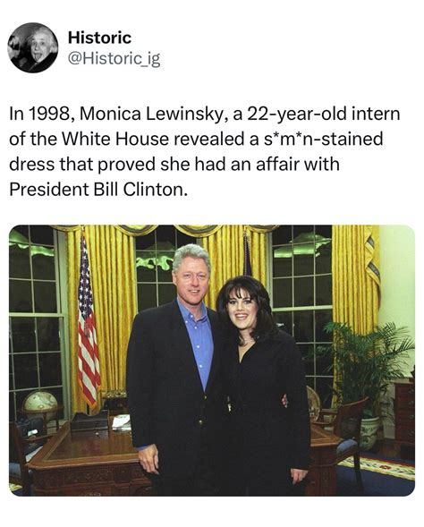 Historic Moments | In 1998, Monica Lewinsky, a 22-year-old White House