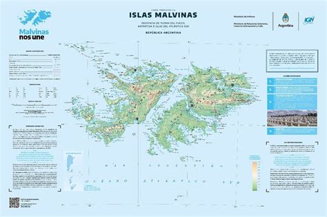 Edición Especial De Cartografía Sobre Las Islas Malvinas Hcd El Chaltén