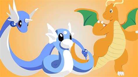 Dratini Dragonair Dragonite Hd Wallpaper Pxfuel