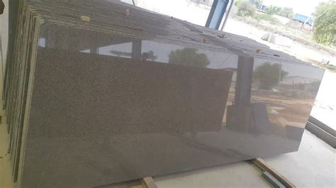 Black Polished Imperial Pink Granite Slabs For Flooring Thickness 5