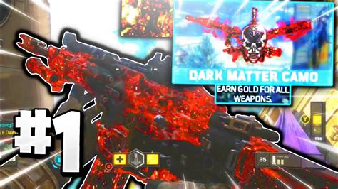 Worlds First Black Ops 4 Dark Matter Camo Unlocked Unlocking Bo4