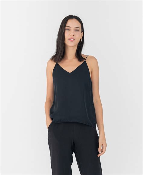 Silk V Neck Camisole Grana