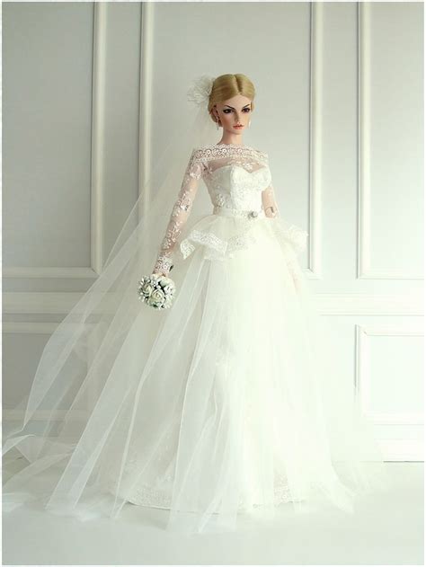 Barbie Wedding Dress for Iplehouse SID Stella