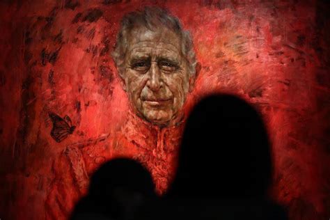 King Charles' Dramatic New Portrait Vandalized by Animal Rights Protestors