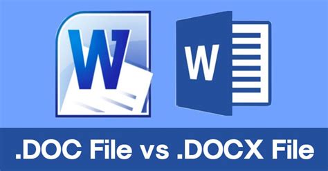 What S The Difference Between Doc File And Docx File