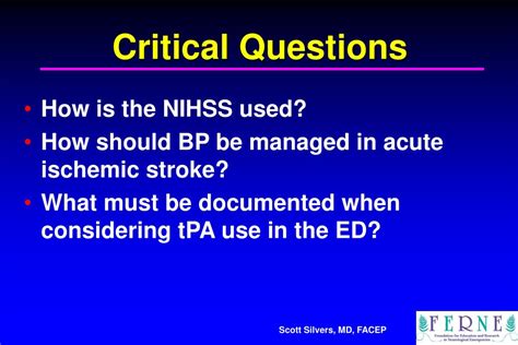 Ppt Treating Ed Ischemic Stroke Patients Nihss Approximation