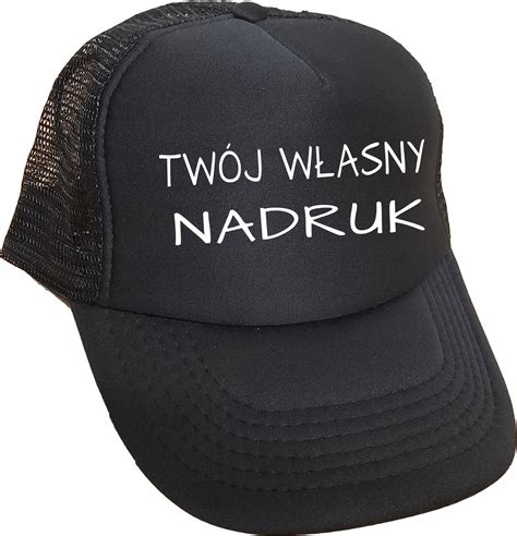 Czapka Z Daszkiem Z W Asnym Nadrukiem Logo Napis Por Wnaj Ceny