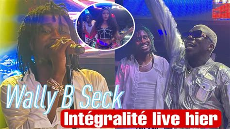 Intégralité live Wally Seck hier au vogue revivez les temps forts