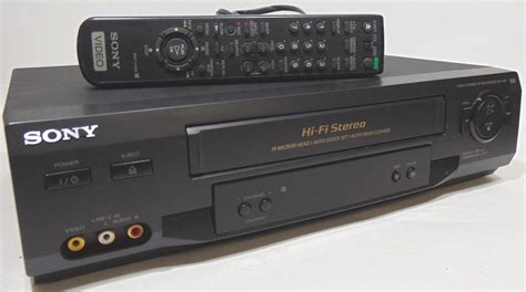 Sony Slv N Head Hi Fi Vcr Video Cassette Recorder Vhs Tape Player