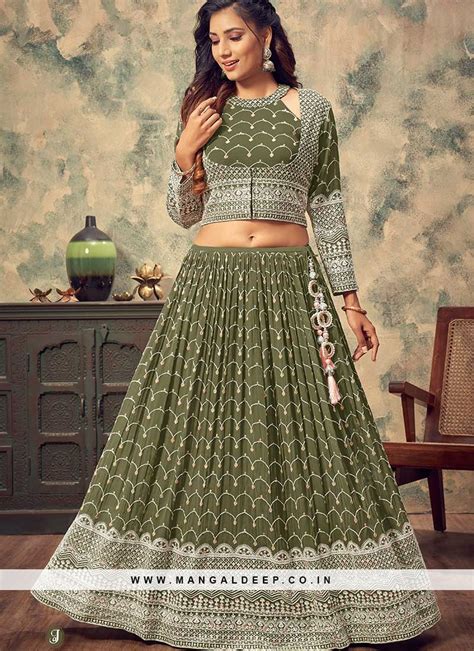 Mehndi Green Color Bride Wear Lehenga Ubicaciondepersonas Cdmx Gob Mx