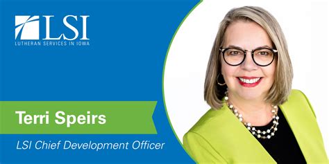 Lsi Welcomes Terri Speirs Chief Development Officer Lutheran Services In Iowa