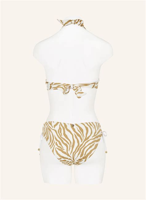 Max Mara BEACHWEAR Basic Bikini Hose SIBILLA In Weiss Beige