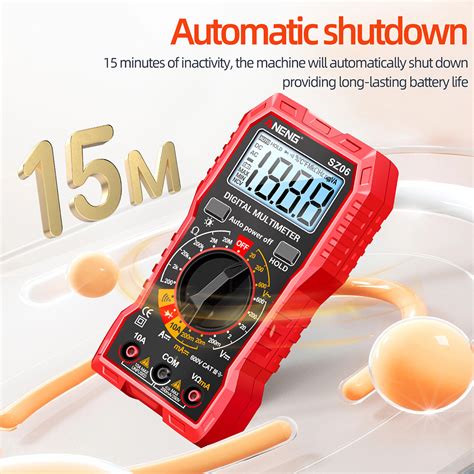 Aneng Digital Multimeter Voltage Tester Backlit Screen Count