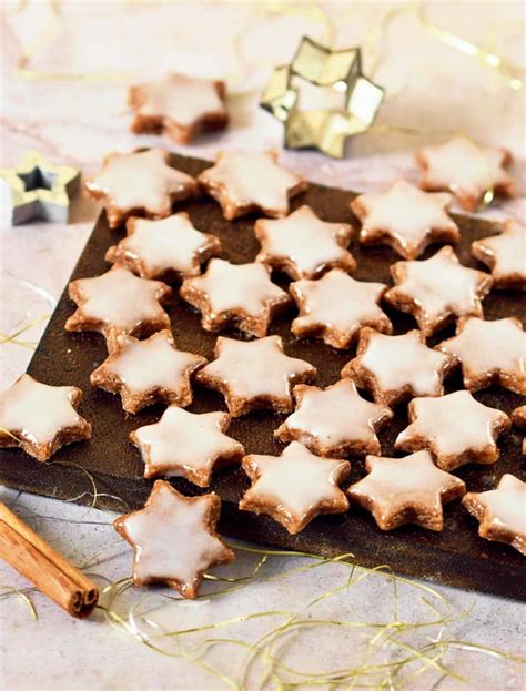 Zimtsterne Cinnamon Stars Vegan Christmas Cookies Elavegan