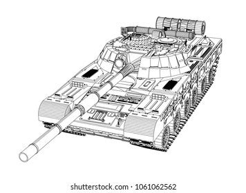 Tank Blueprint Images, Stock Photos & Vectors | Shutterstock