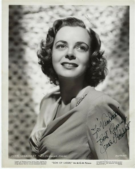 Actress June Lockhart Autographed Vintage Studio Photo 2012510227