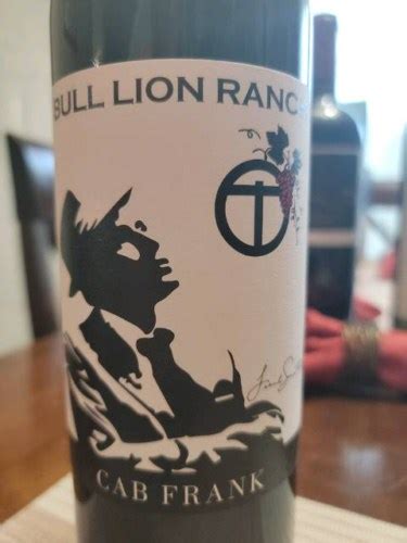 Bull Lion Ranch Vineyard Cab Frank Vivino US