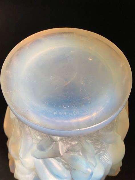 Proantic A Bacchantes Vase In Opalescent Glass By R Lalique