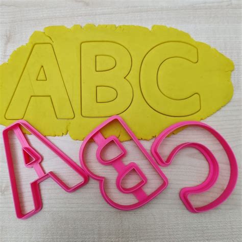 Alphabet Cookie Cutter Set Etsy