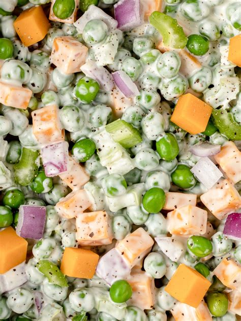 Easy English Pea Salad No Eggs Or Bacon Entirely Elizabeth