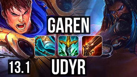 Garen Vs Udyr Top M Mastery Games Legendary Kr