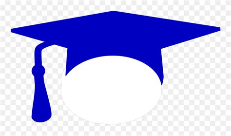 Blue Graduation Hat Clipart - Png Download (#5724623) - PinClipart