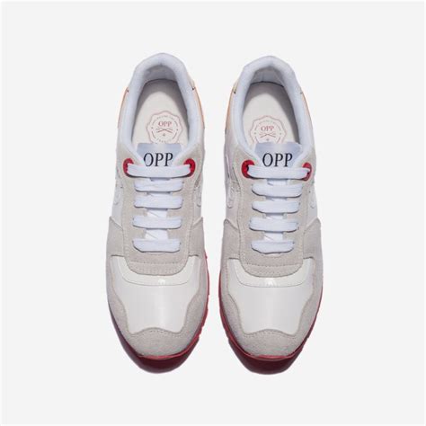 Women Lace Up Suede Sneakers White Opp Official Store