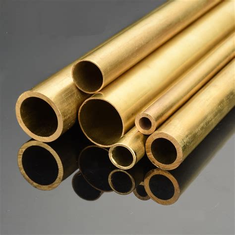 Yellow Brass Tube Length 500mm Capillary Copper Tube Hollow Industrial