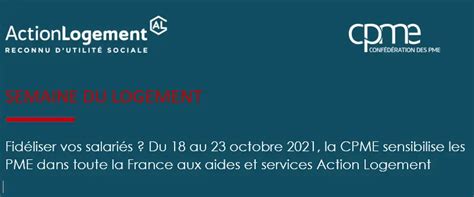 Action Logement 2021 CPME Bretagne