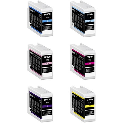 Epson UltraChrome PRO10 Color Ink Cartridge Set B H Photo Video