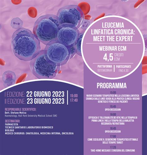 Leucemia Linfatica Cronica Meet The Expert Edii Sanitanova