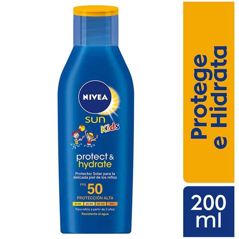 Protector Solar Nivea Baby Hidratante Fps 50 Frasco 200ml Plazavea